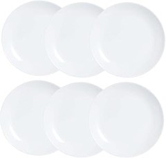 platos llanos resistentes para exterior