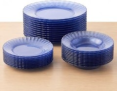 vajillas con diseño mediterráneo para terraza