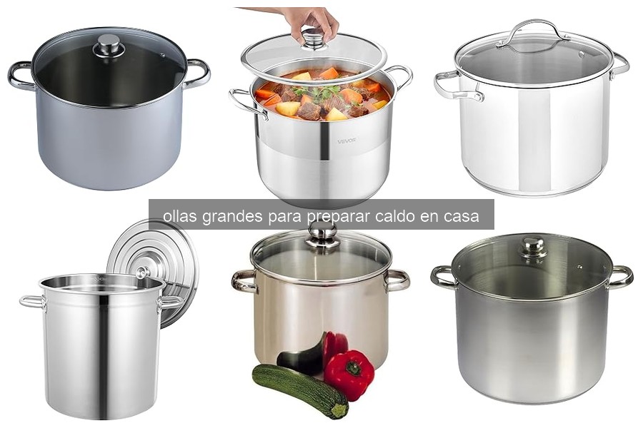 Beneficios de usar ollas grandes para caldo en casa