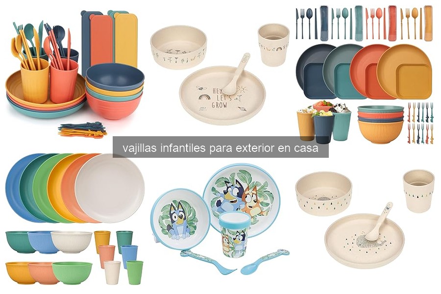 Beneficios de usar vajillas infantiles para exterior en 2026