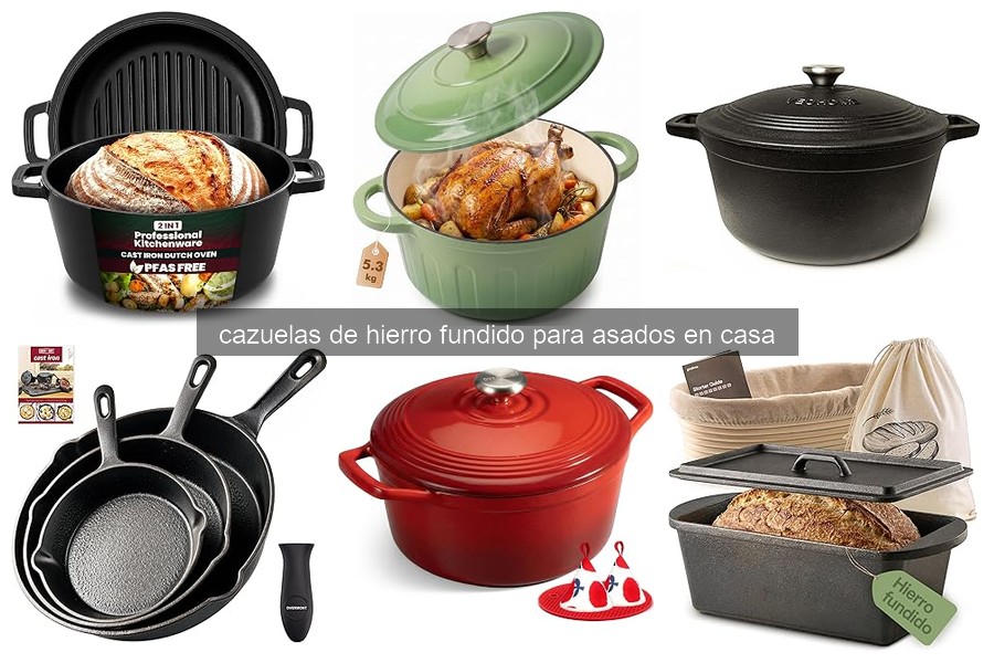 Cazuelas de hierro fundido: ¿esmaltadas o no esmaltadas?