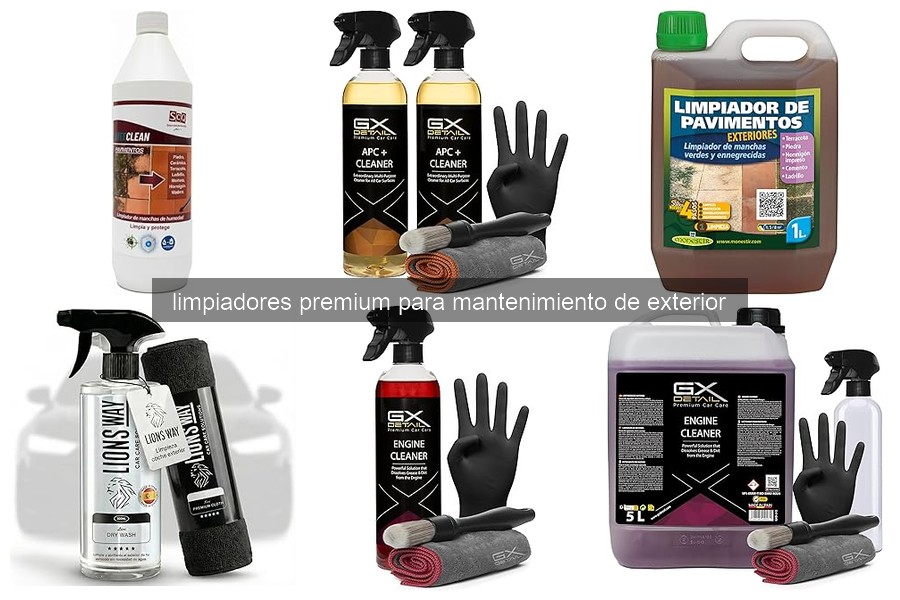 Cómo aplicar limpiadores premium para exteriores correctamente