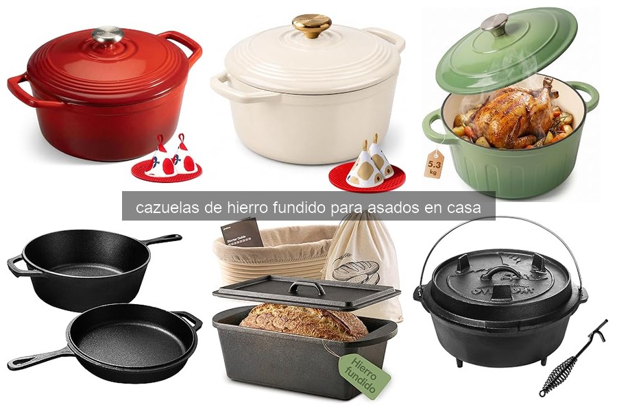 Cómo cuidar y mantener cazuelas de hierro fundido