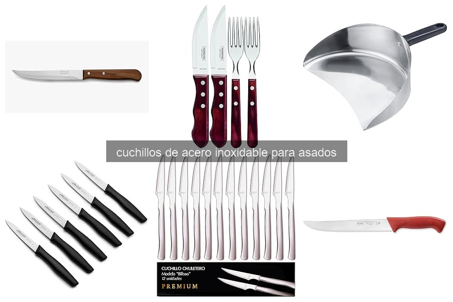 Cómo elegir el cuchillo de acero inoxidable para asados