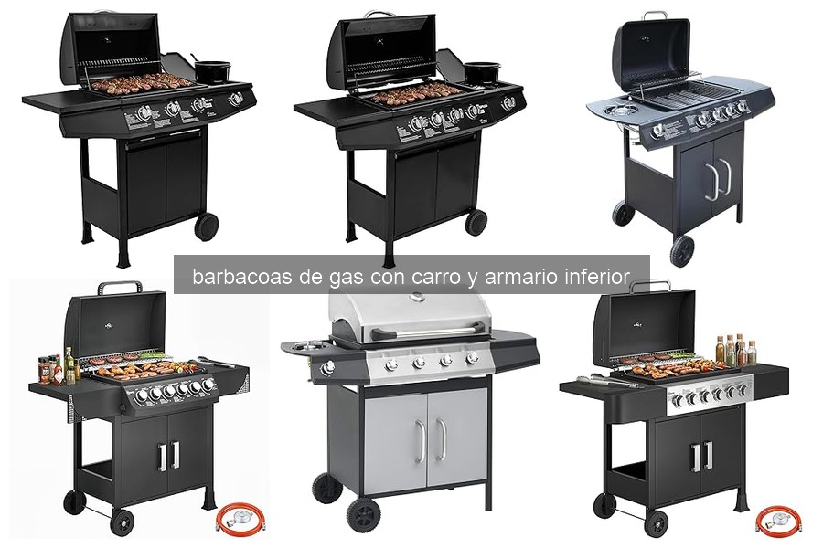 Cómo elegir la mejor barbacoa de gas con carro y armario inferior