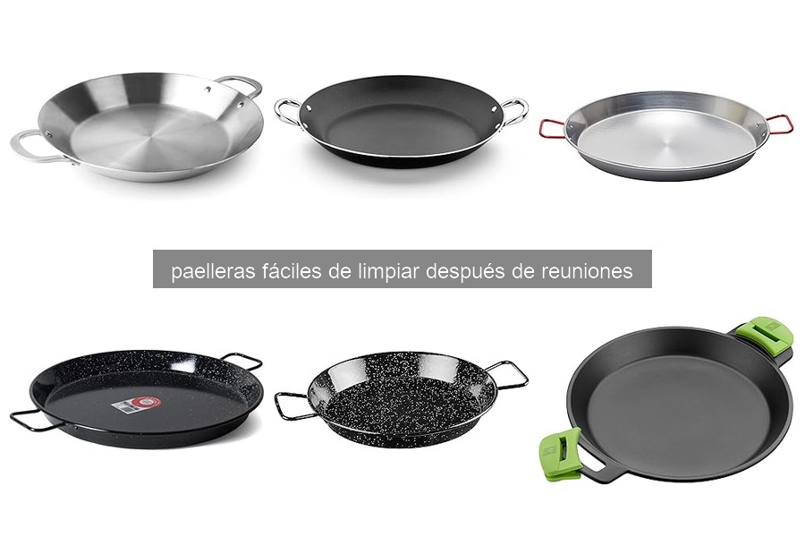 Cómo elegir una paellera fácil de limpiar para reuniones