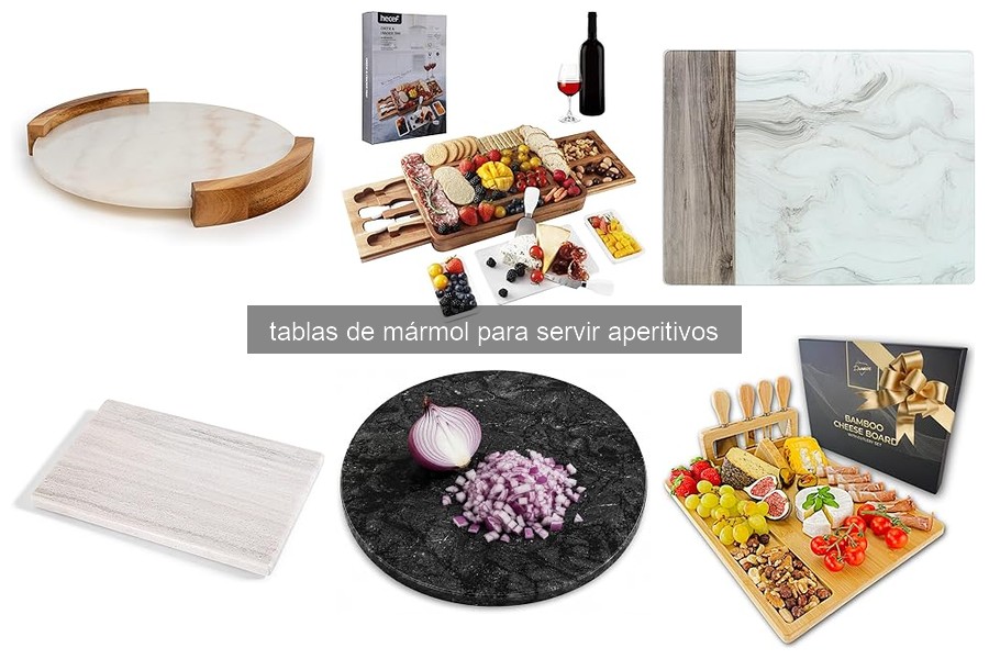 Cómo elegir una tabla de mármol para servir aperitivos