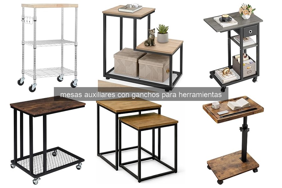 Cómo instalar una mesa auxiliar con ganchos para herramientas