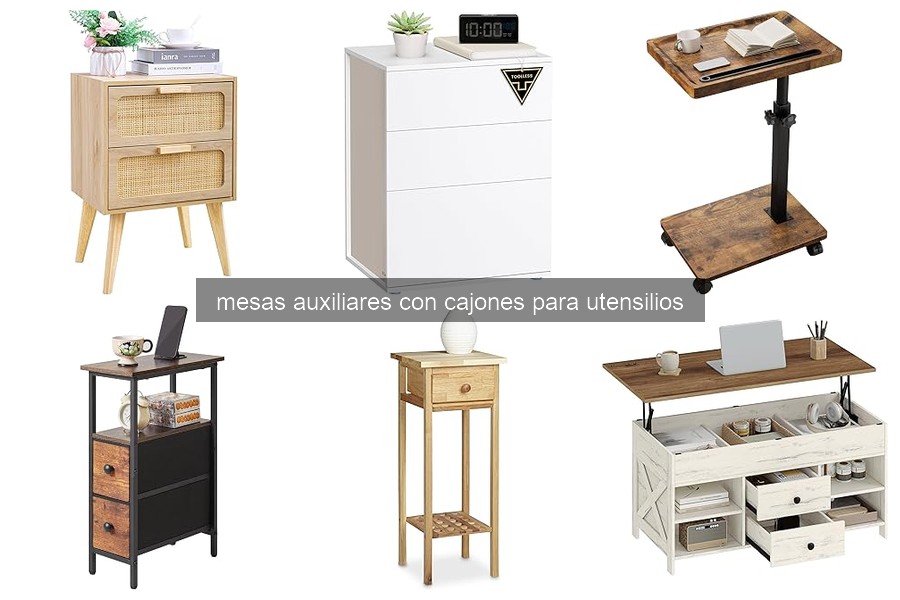 Cómo instalar y mantener mesas auxiliares con cajones