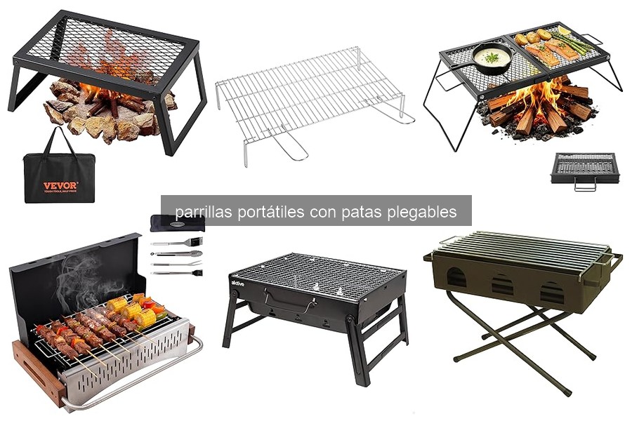 Cómo instalar y usar parrillas portátiles plegables