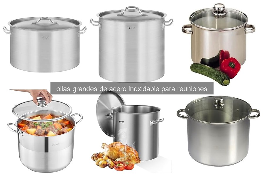 Cómo limpiar y mantener ollas grandes de acero inoxidable