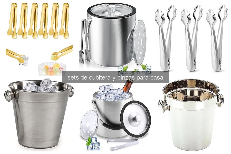 Cómo limpiar y mantener sets de cubitera y pinzas