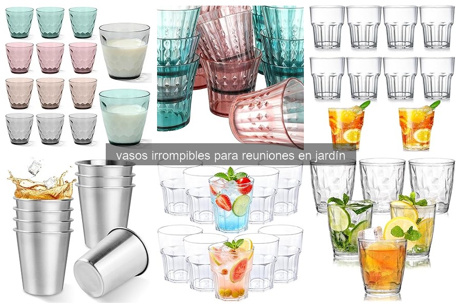 Cómo limpiar y mantener vasos irrompibles para reuniones
