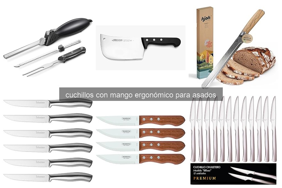 Cómo mantener cuchillos ergonómicos para asados correctamente