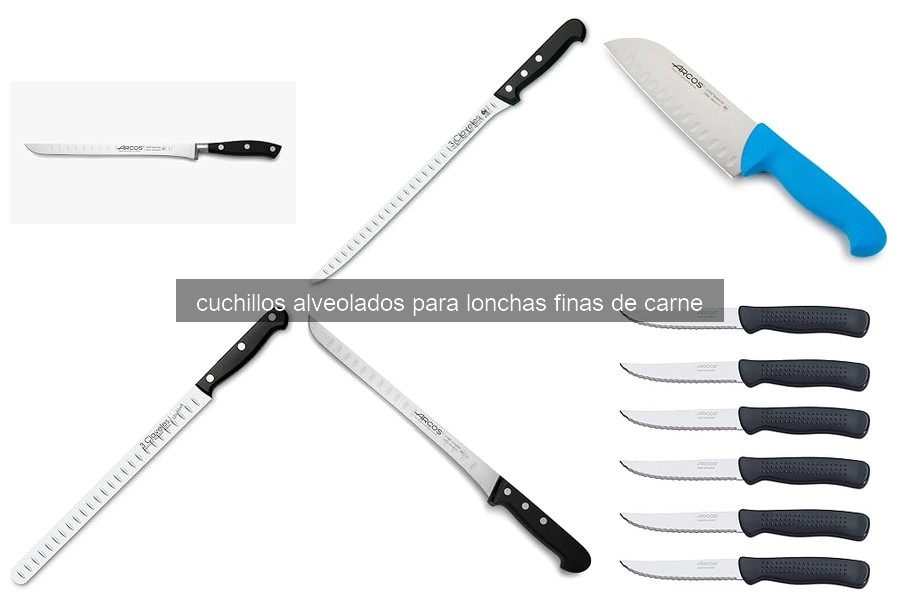 Cómo mantener y afilar cuchillos alveolados para carne