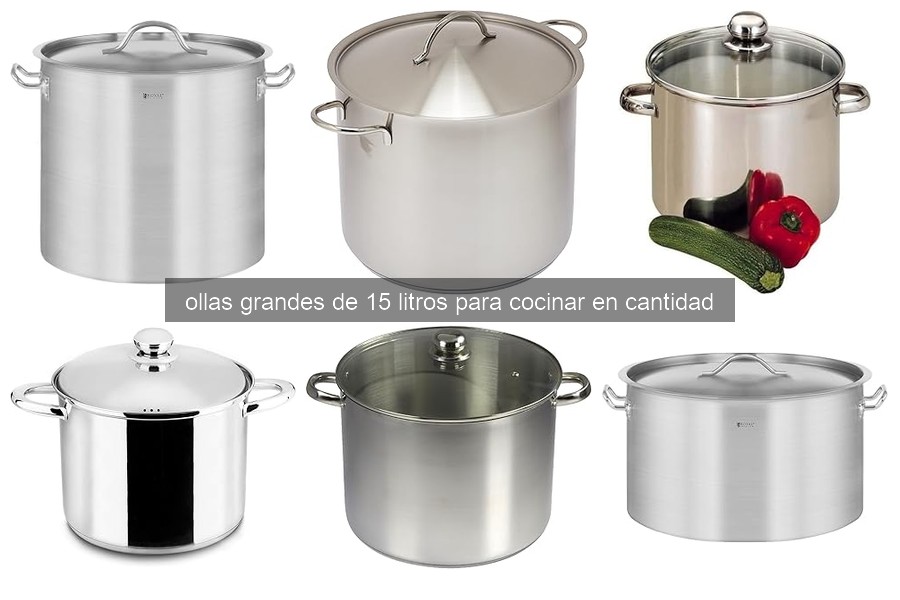 Cómo utilizar correctamente una olla grande de 15 litros