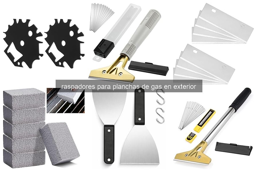 Cómo utilizar un raspador para planchas de gas correctamente