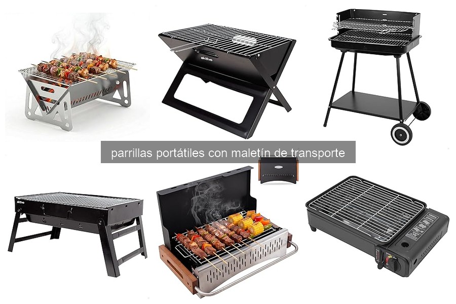 Cómo utilizar y mantener una parrilla portátil con maletín