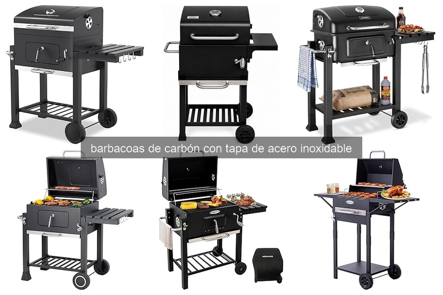 Comparativa de Barbacoas de Carbón con Tapa de Acero Inoxidable