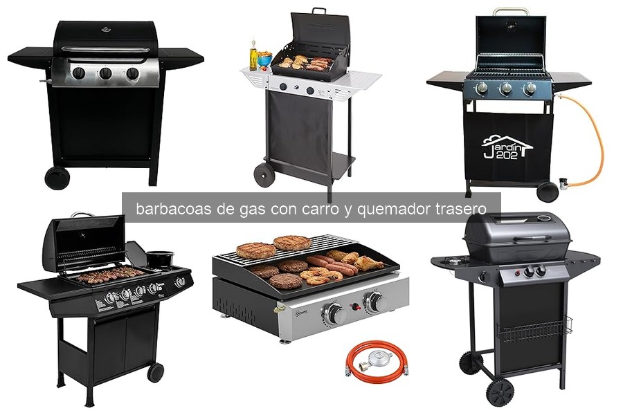 Comparativa de Barbacoas de Gas con Carro y Quemador Trasero