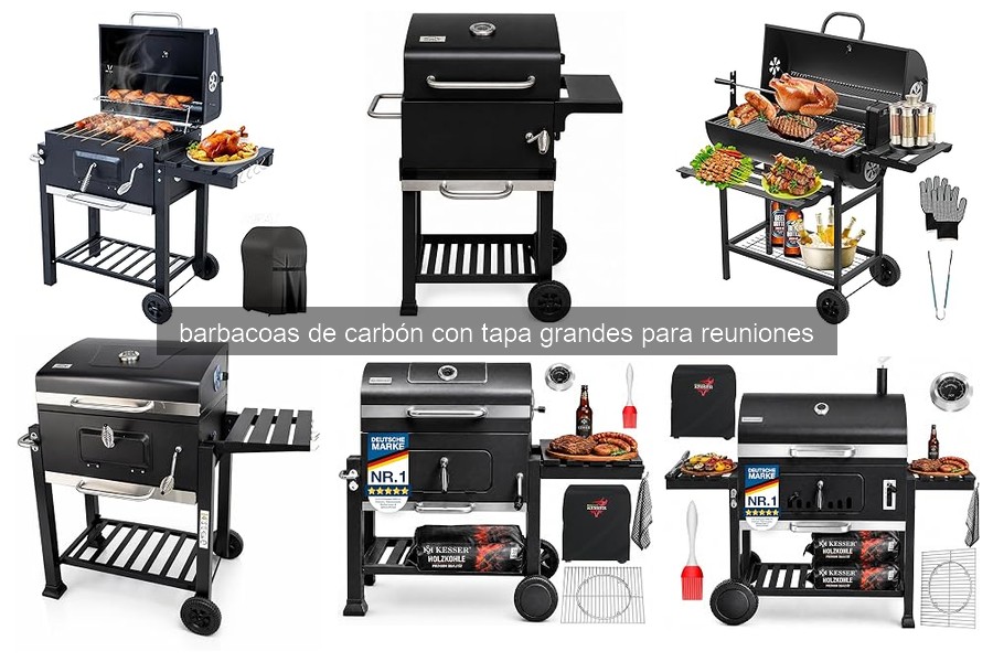 Comparativa de las Mejores Barbacoas de Carbón con Tapa Grandes