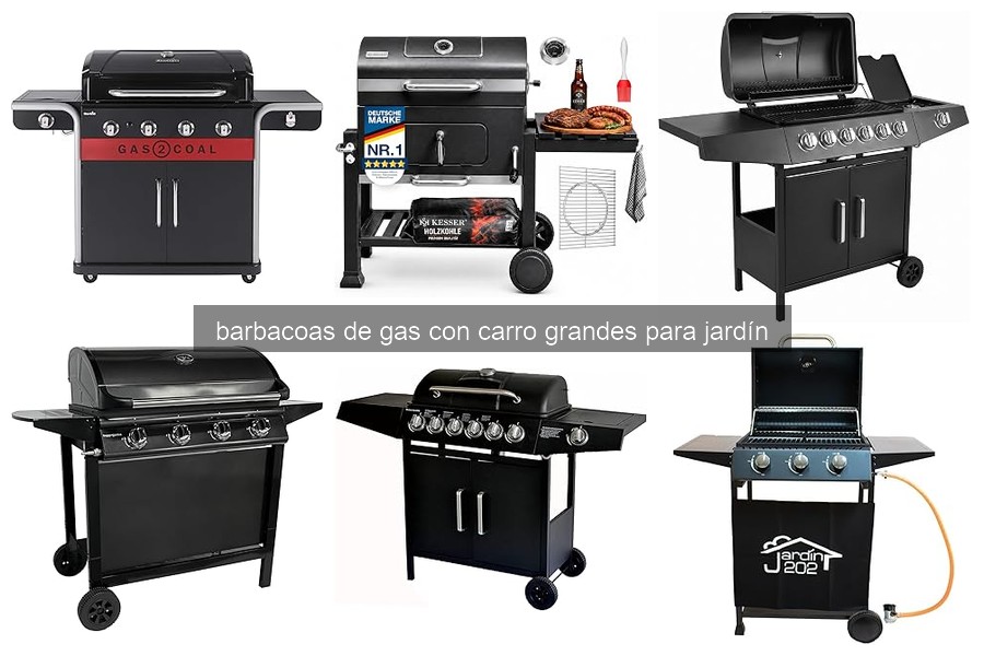 Comparativa de las Mejores Barbacoas de Gas con Carro Grandes