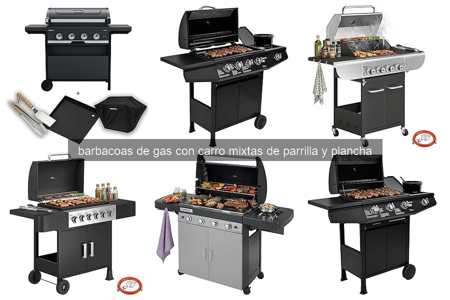 Comparativa de las Mejores Barbacoas de Gas con Carro Mixtas 2026