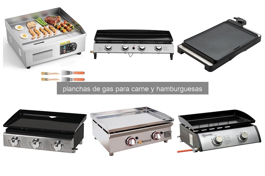 Comparativa de las Mejores Planchas de Gas para Carne y Hamburguesas