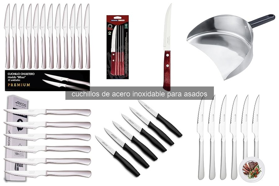 Comparativa de los Mejores Cuchillos de Acero Inoxidable para Asados