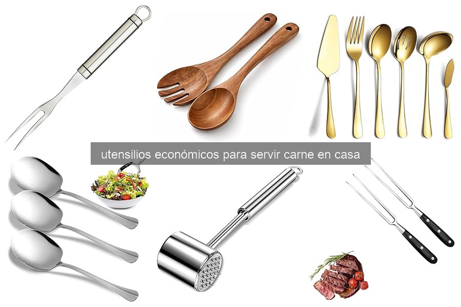 Comparativa de Utensilios Económicos para Servir Carne