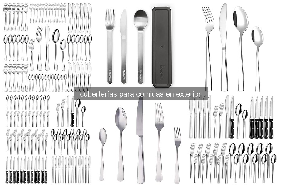 ¿Cuál es la mejor cubertería para picnics y reuniones al aire libre?