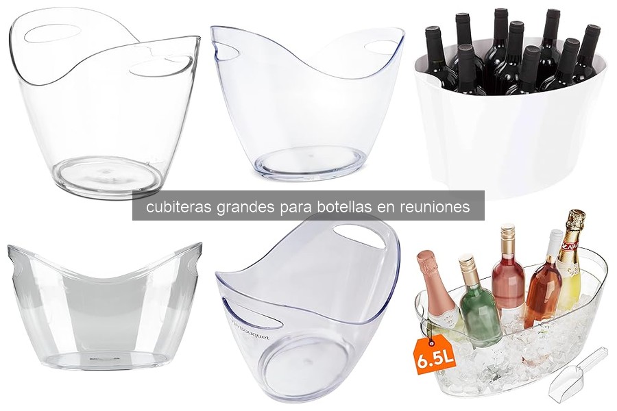 Cubiteras grandes para botellas: ¿Qué son y cómo usarlas?