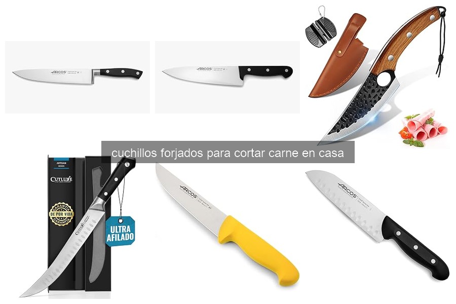Cuchillos forjados: características y ventajas para cortar carne