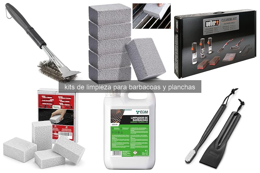 Cuidados para accesorios de limpieza de barbacoas y planchas