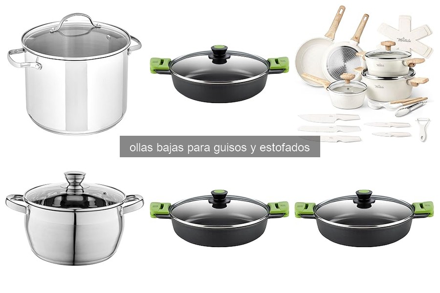 Descubre qué son las ollas bajas para guisos y estofados