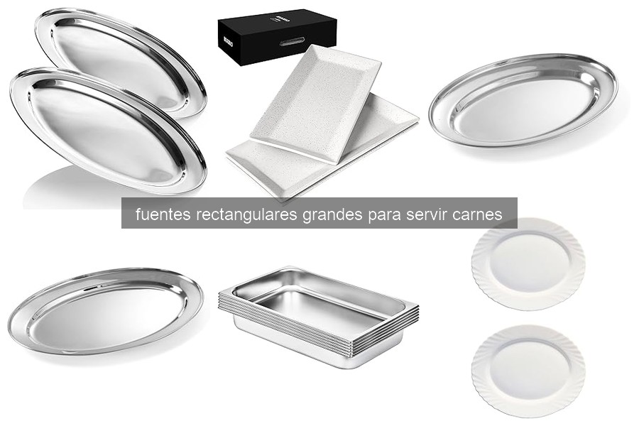 Errores comunes al usar fuentes rectangulares grandes para carnes