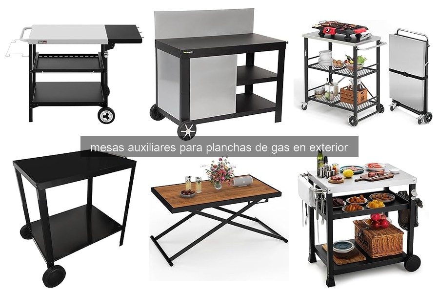 Errores comunes al usar mesas auxiliares para planchas de gas