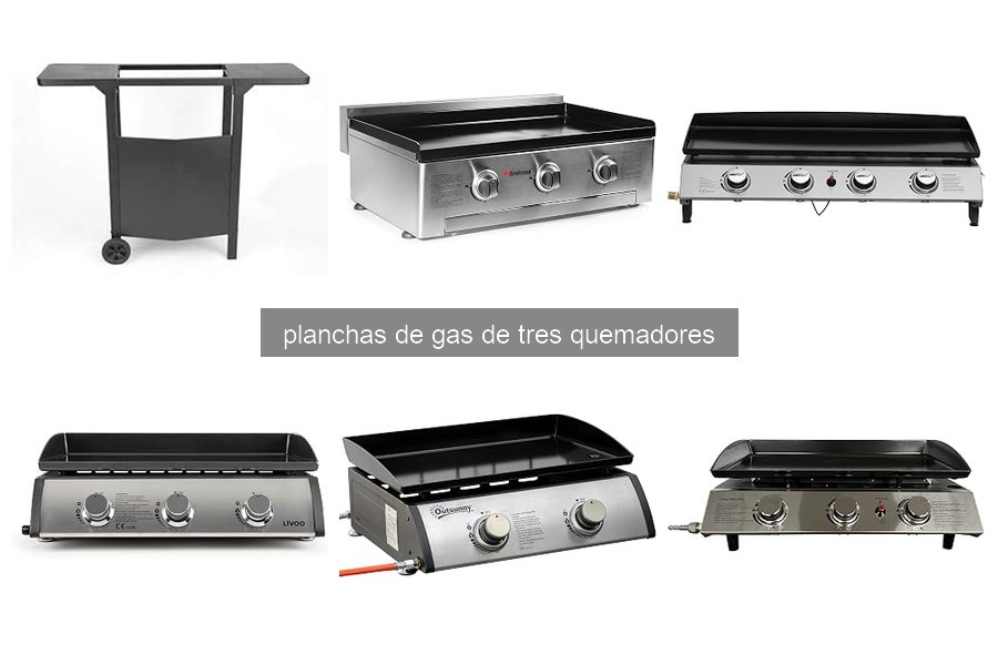 Errores comunes al usar planchas de gas de tres quemadores