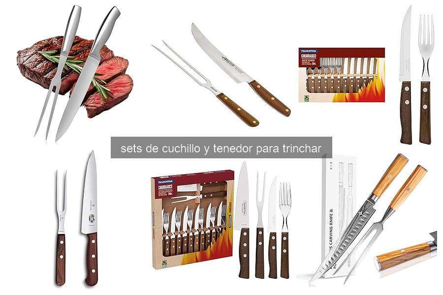 Errores comunes al usar sets de cuchillos y tenedores para trinchar