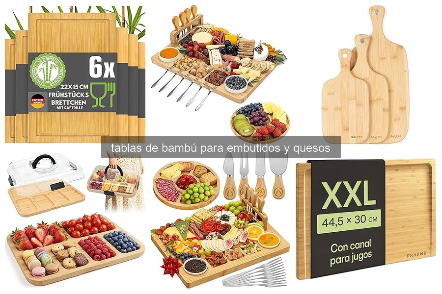 Errores comunes al usar tablas de bambú para embutidos y quesos