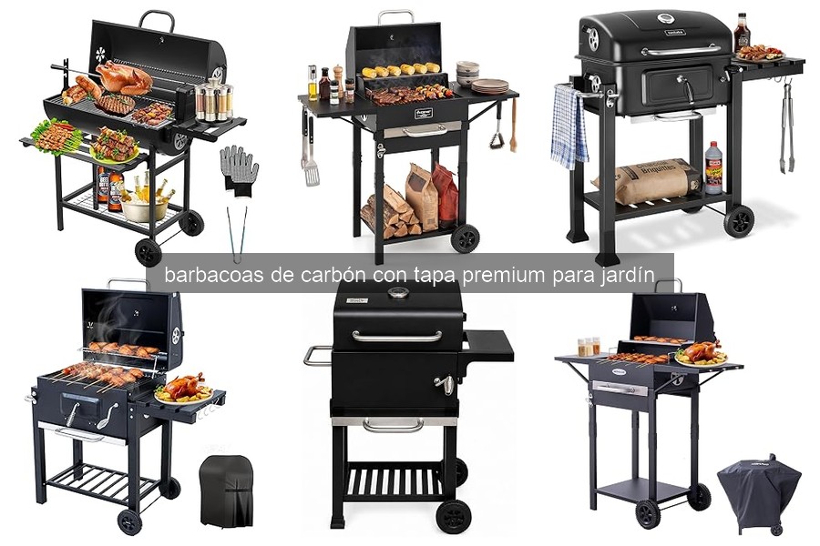 Guía de compra: Barbacoas de carbón con tapa premium para jardín