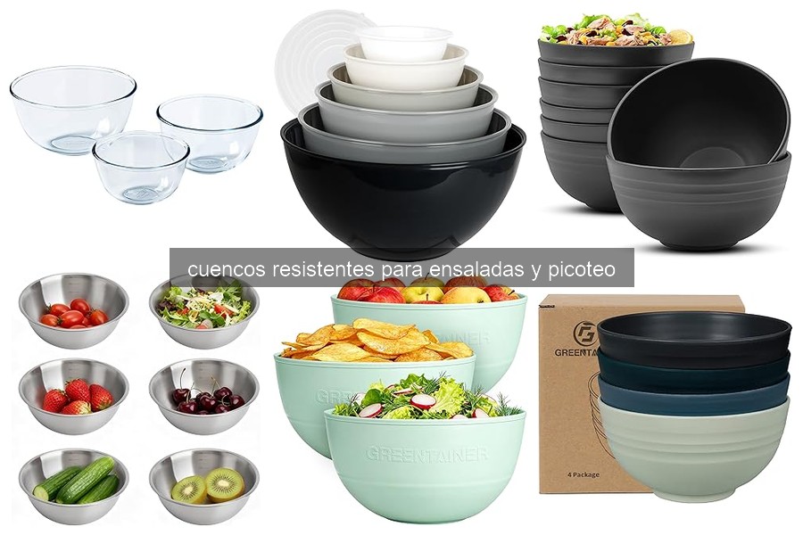 Guía de compra cuencos resistentes para ensaladas y picoteo