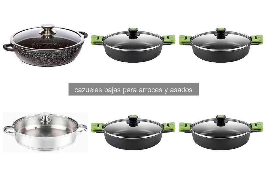Guía de compra de cazuelas bajas para arroces y asados