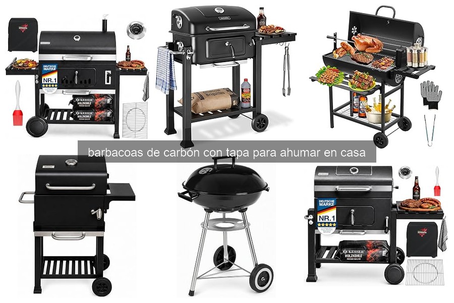 Guía de uso y mantenimiento para barbacoas de carbón con tapa