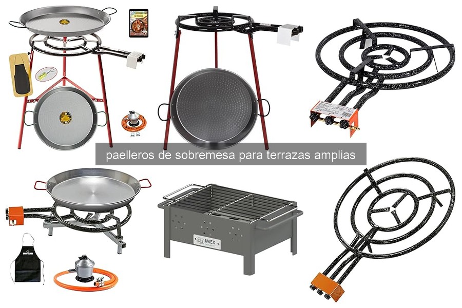 Guía para elegir el mejor paellero de sobremesa para terrazas