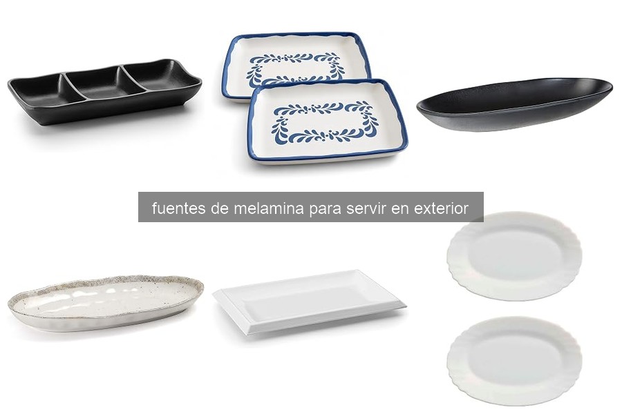 Guía para elegir fuentes de melamina para exteriores
