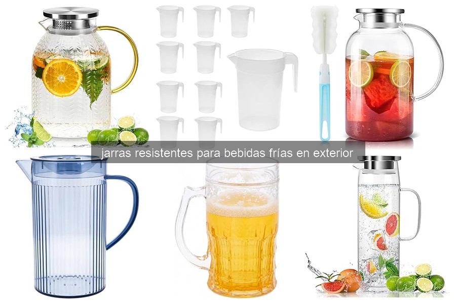 Guía para elegir jarras resistentes para bebidas frías