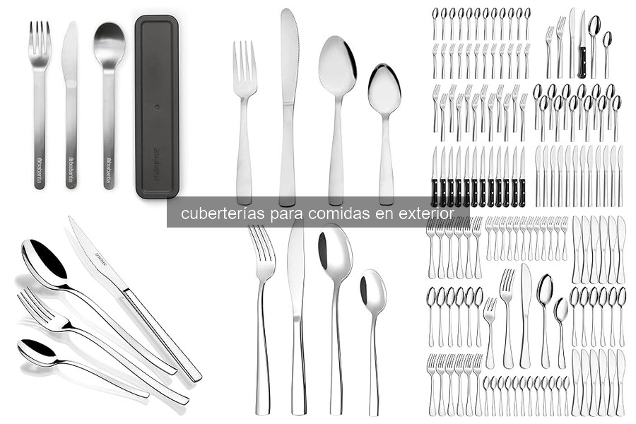 Guía para Elegir la Cubertería Ideal en Comidas al Aire Libre