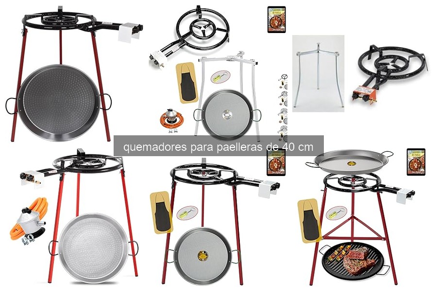 Guía para instalar y mantener un quemador para paellera de 40 cm