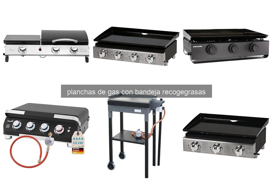 Guía para limpiar y mantener planchas de gas con bandeja recogegrasas